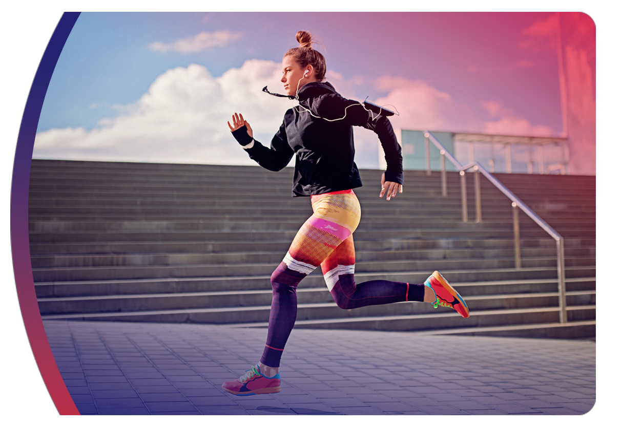 Mujer corriendo - Fondos Mutuos Digitales